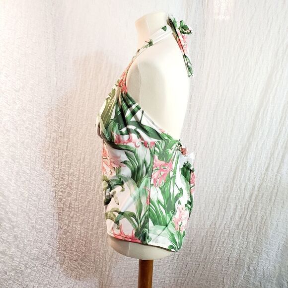 Catalina Floral Print One Piece Swimsuit Size 3X (22W/24W) - Picture 4 of 9